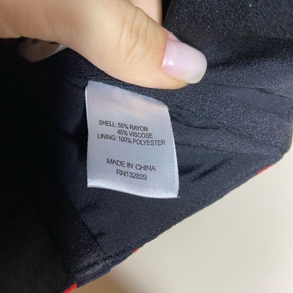 NWT Lovers and Friends Stacy Hearts Black Red Tank Top Size S - Picture 9 of 11